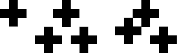 UHI plus signs - a randomised collection of black UHI plus signs - a randomised collection of black